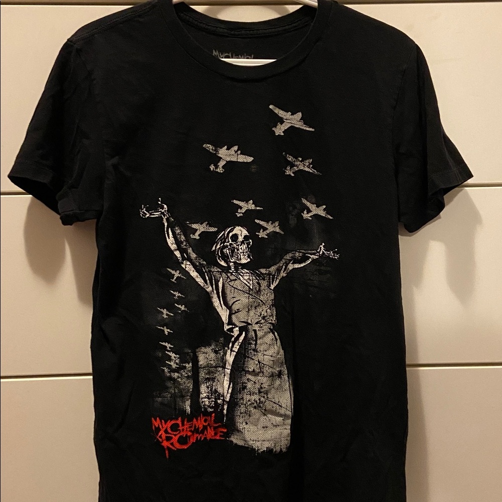 My Chemical Romance Black Graphic T-Shirt Skeleton